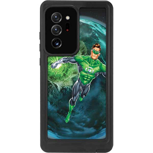 DC Comics Green Lantern Action Pose in Space Galaxy Note20 Ultra 5G Waterproof Case